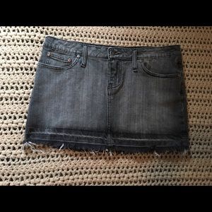 No Boundaries Denim Raw Hem Mini Skirt Juniors 11